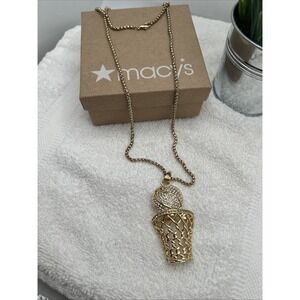 Chain And Pendant Basketball Basket Style Michael Jordan Plate Necklace 24 Inch